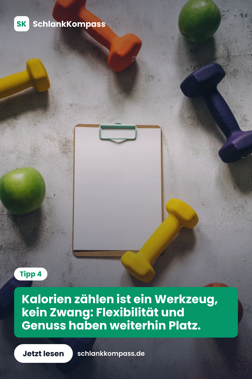 Kalorien zählen ist ein Werkzeug, kein Zwang: Flexibilität und Genuss haben weiterhin Platz.
