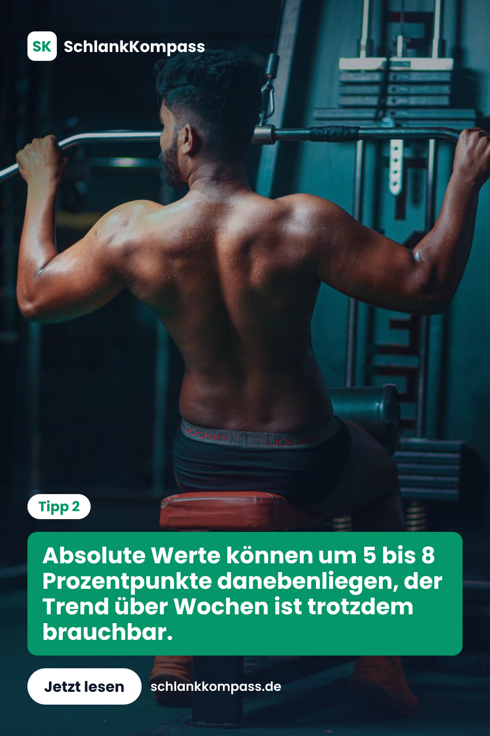 Absolute Werte können um 5 bis 8 Prozentpunkte danebenliegen, der Trend über Wochen ist trotzdem brauchbar.