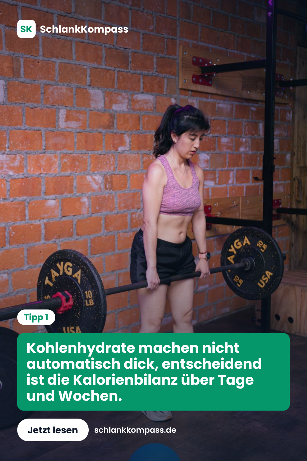 Kohlenhydrate machen nicht automatisch dick, entscheidend ist die Kalorienbilanz über Tage und Wochen.