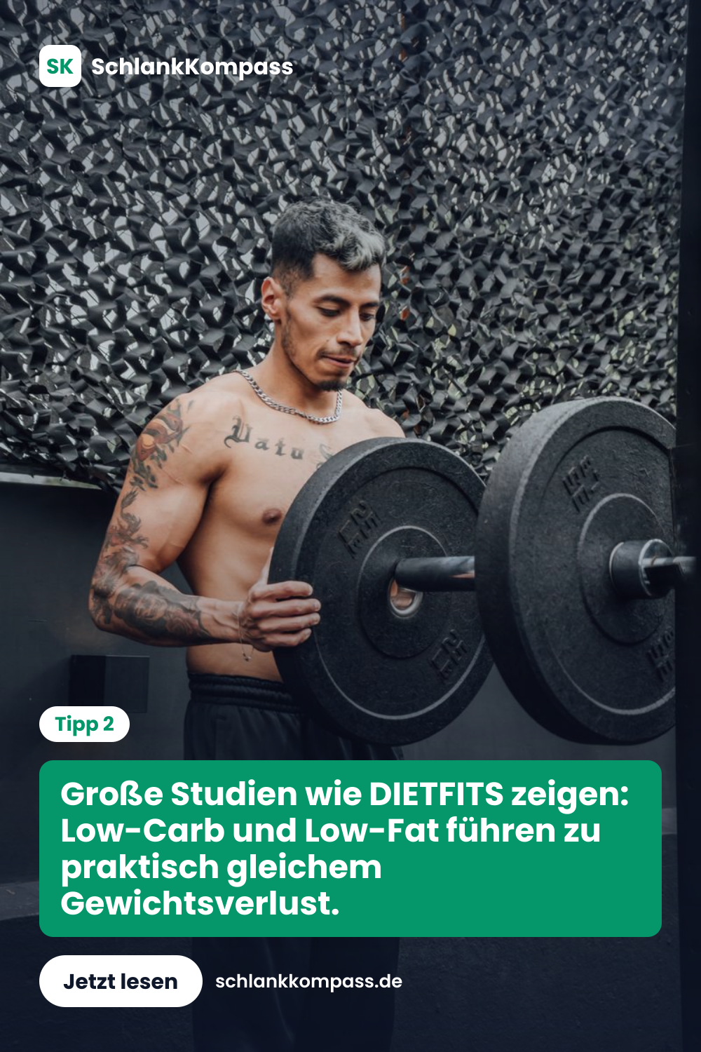 Große Studien wie DIETFITS zeigen: Low-Carb und Low-Fat führen zu praktisch gleichem Gewichtsverlust.