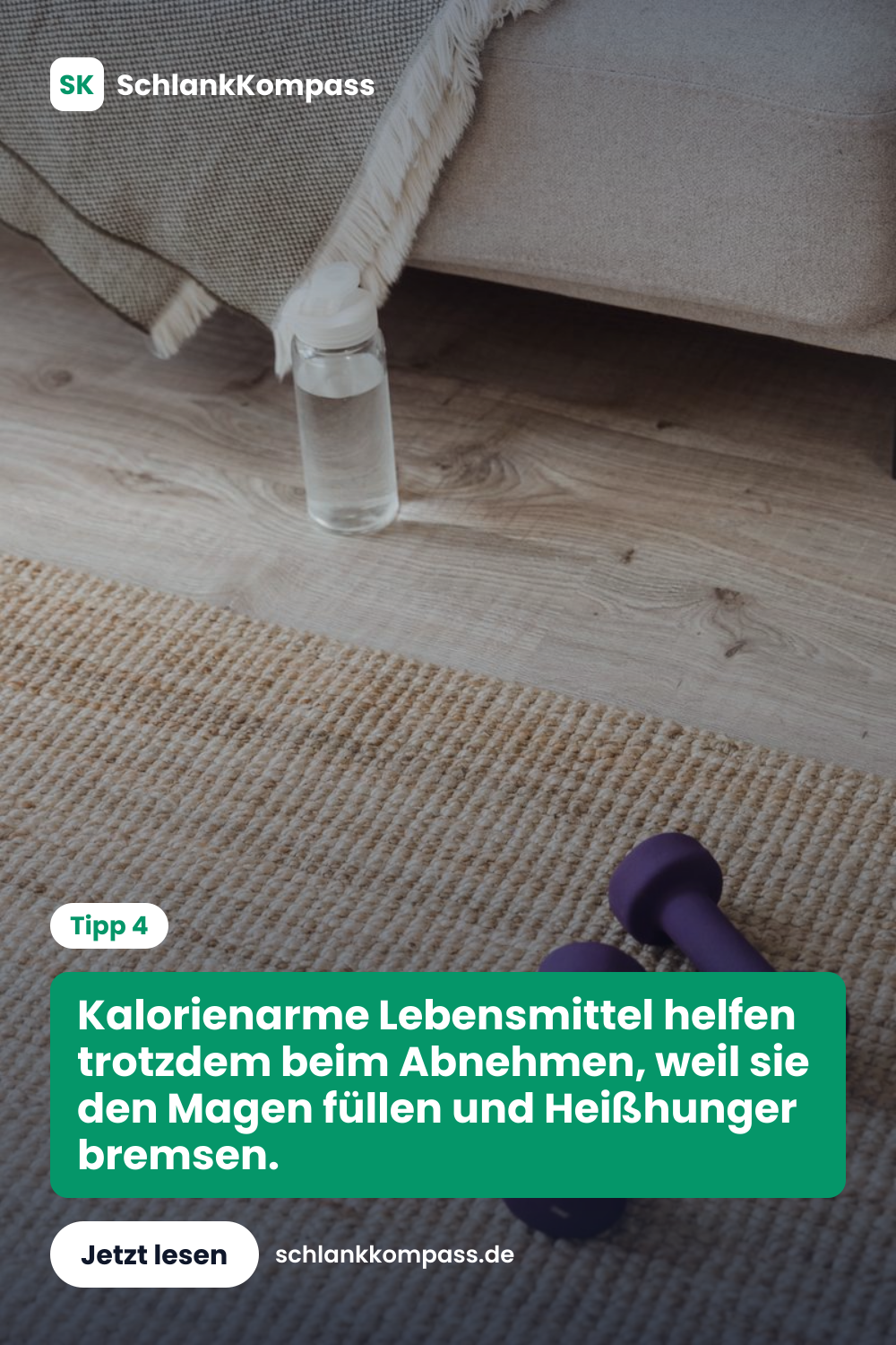 Kalorienarme Lebensmittel helfen trotzdem beim Abnehmen, weil sie den Magen füllen und Heißhunger bremsen.