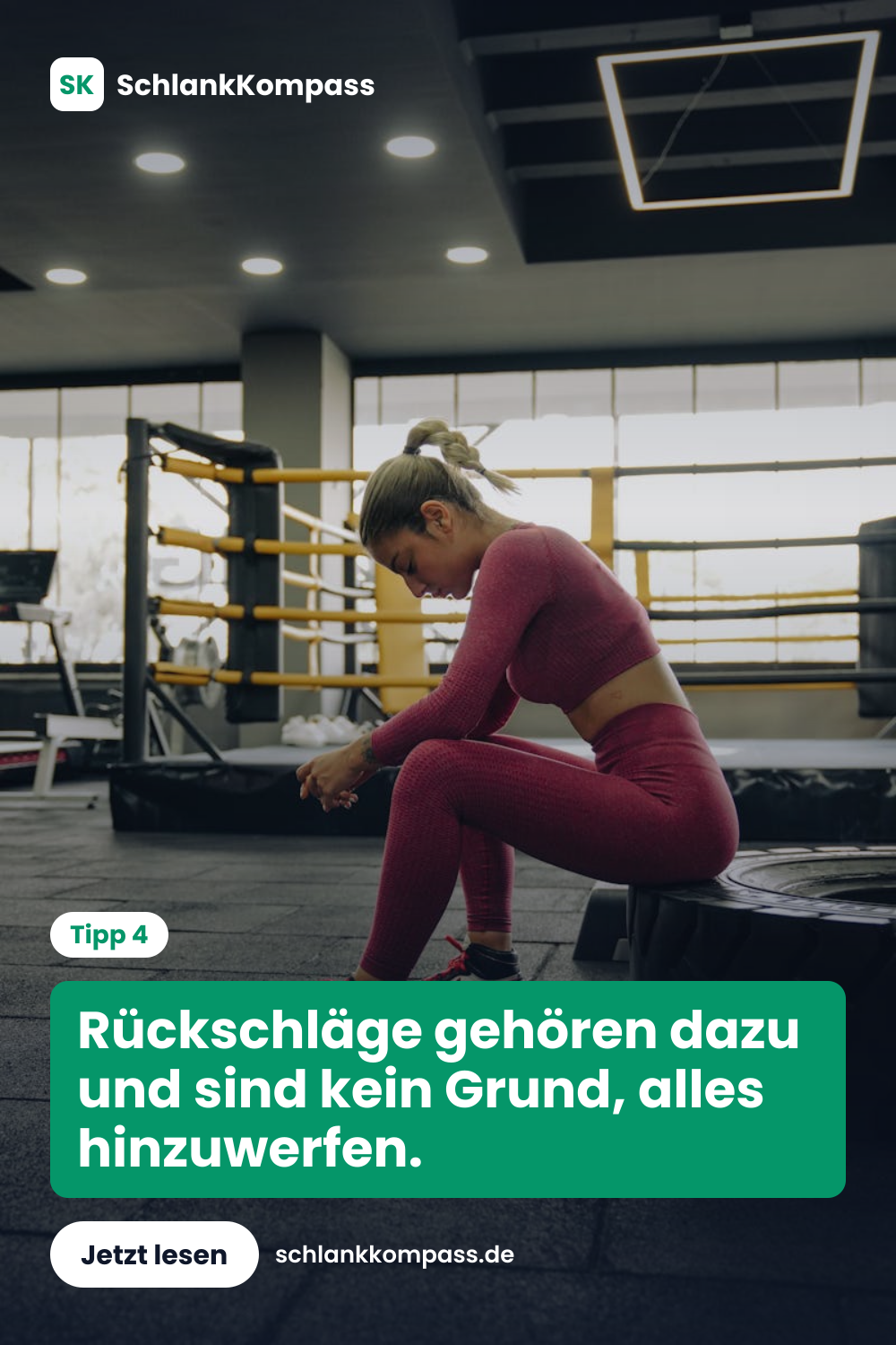 Rückschläge gehören dazu und sind kein Grund, alles hinzuwerfen.