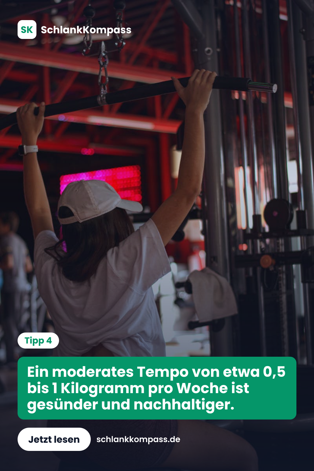Ein moderates Tempo von etwa 0,5 bis 1 Kilogramm pro Woche ist gesünder und nachhaltiger.