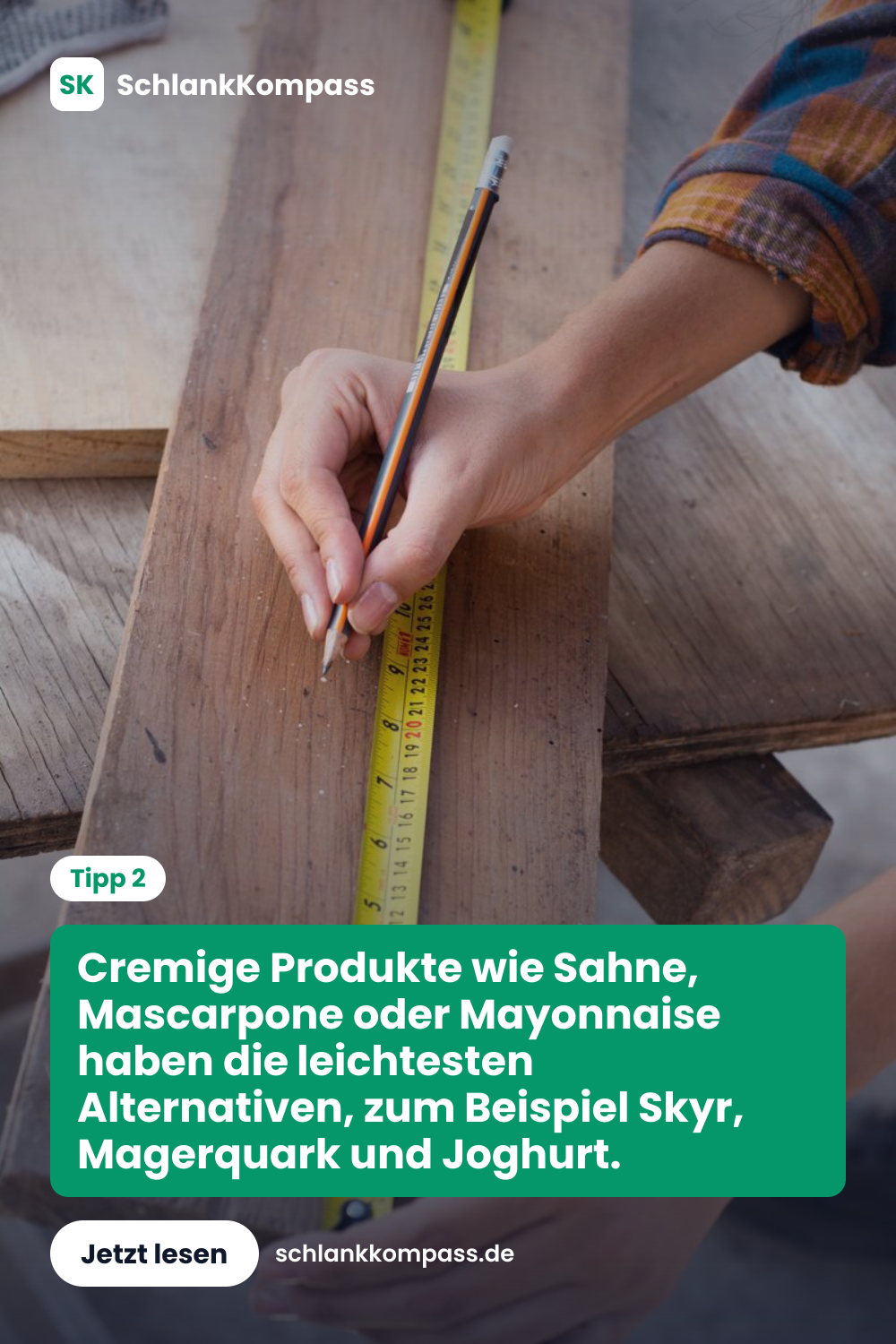 Cremige Produkte wie Sahne, Mascarpone oder Mayonnaise haben die leichtesten Alternativen, zum Beispiel Skyr, Magerquark und Joghurt.
