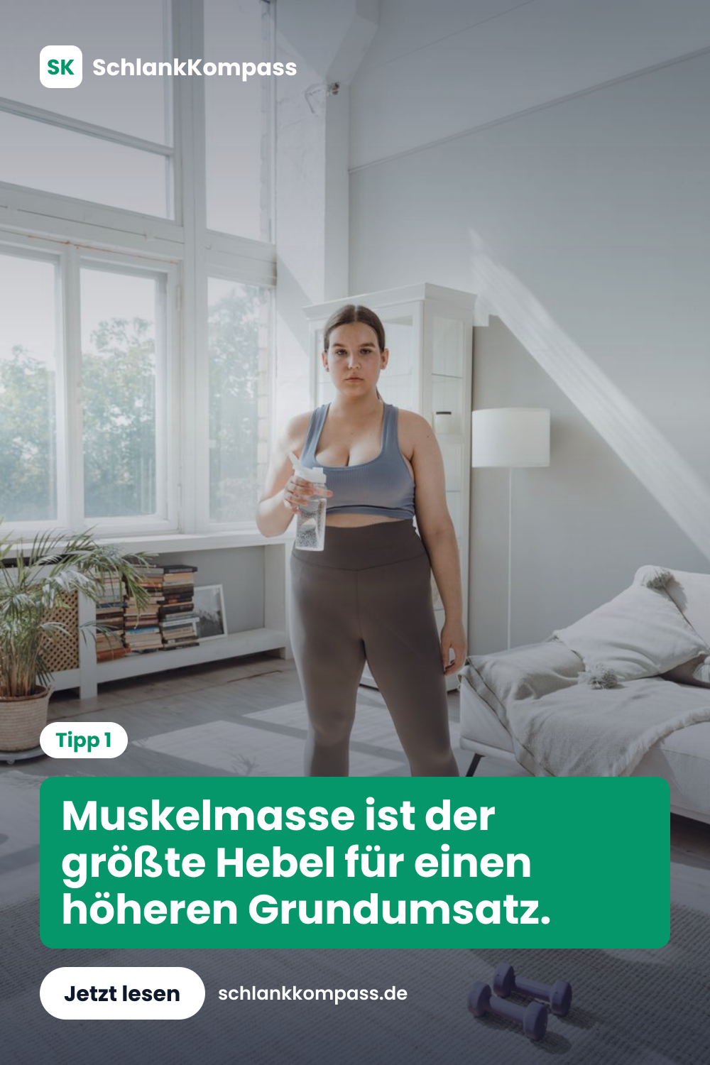 Muskelmasse ist der größte Hebel für einen höheren Grundumsatz.