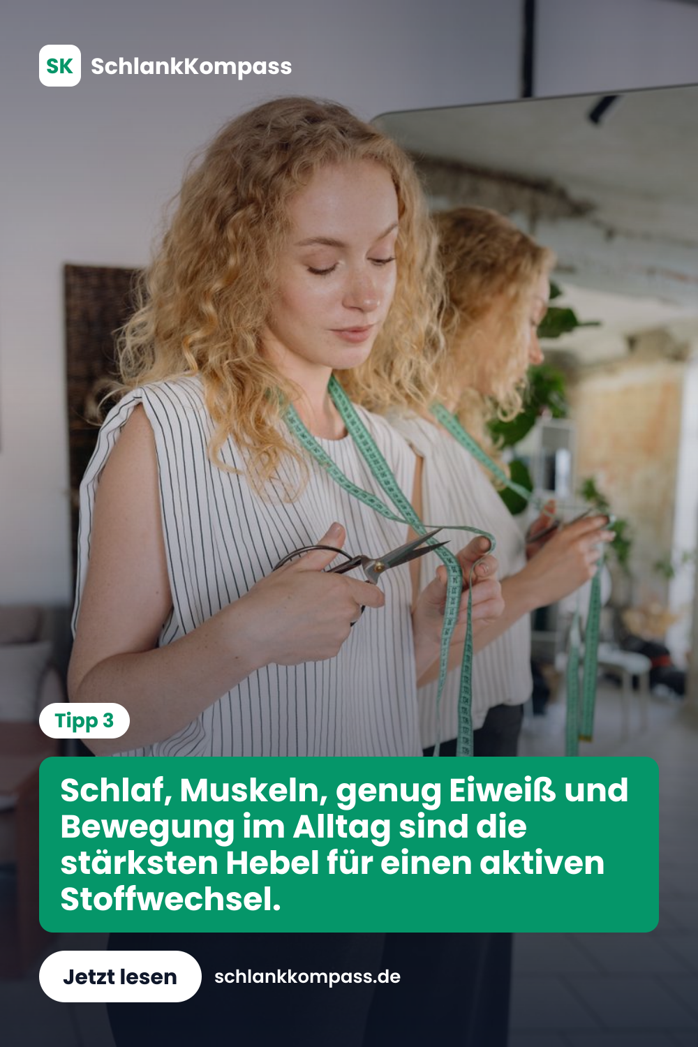 Schlaf, Muskeln, genug Eiweiß und Bewegung im Alltag sind die stärksten Hebel für einen aktiven Stoffwechsel.
