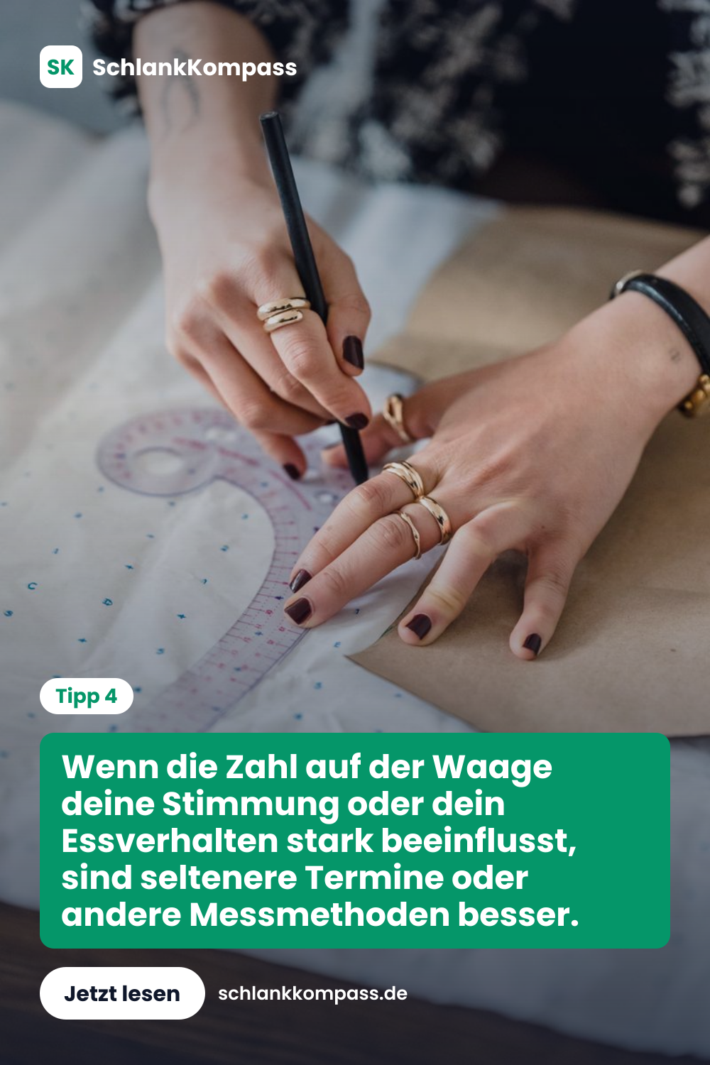 Wenn die Zahl auf der Waage deine Stimmung oder dein Essverhalten stark beeinflusst, sind seltenere Termine oder andere Messmethoden besser.