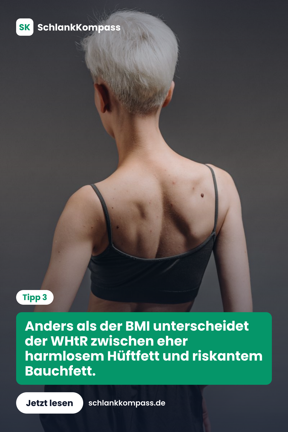Anders als der BMI unterscheidet der WHtR zwischen eher harmlosem Hüftfett und riskantem Bauchfett.