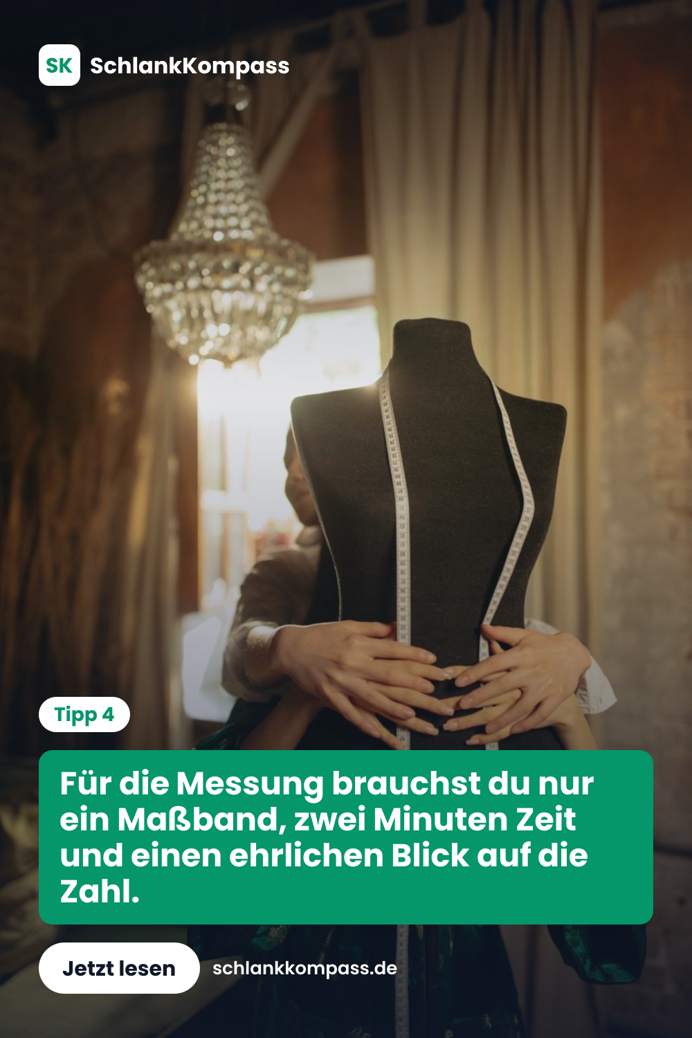 Für die Messung brauchst du nur ein Maßband, zwei Minuten Zeit und einen ehrlichen Blick auf die Zahl.