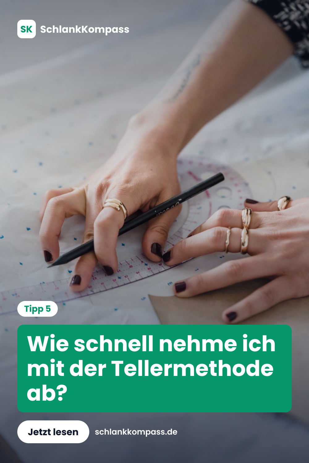 Wie schnell nehme ich mit der Tellermethode ab?