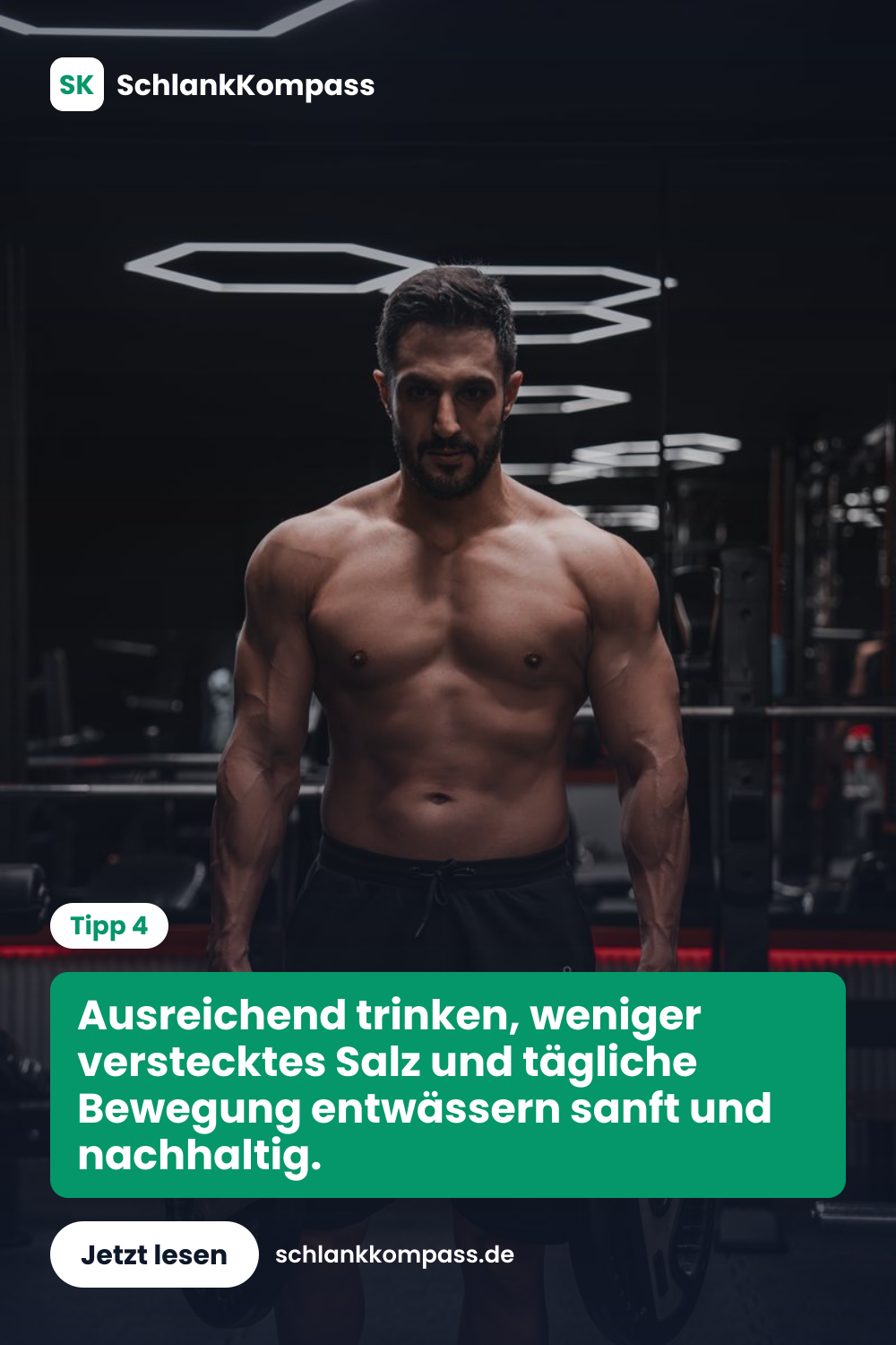 Ausreichend trinken, weniger verstecktes Salz und tägliche Bewegung entwässern sanft und nachhaltig.