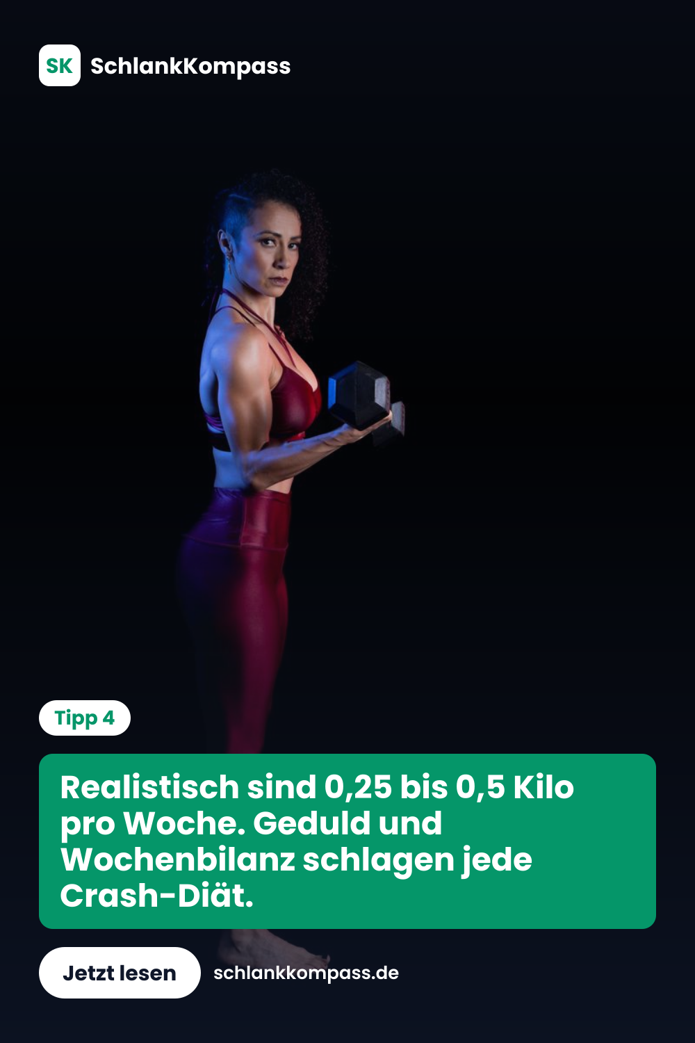 Realistisch sind 0,25 bis 0,5 Kilo pro Woche. Geduld und Wochenbilanz schlagen jede Crash-Diät.