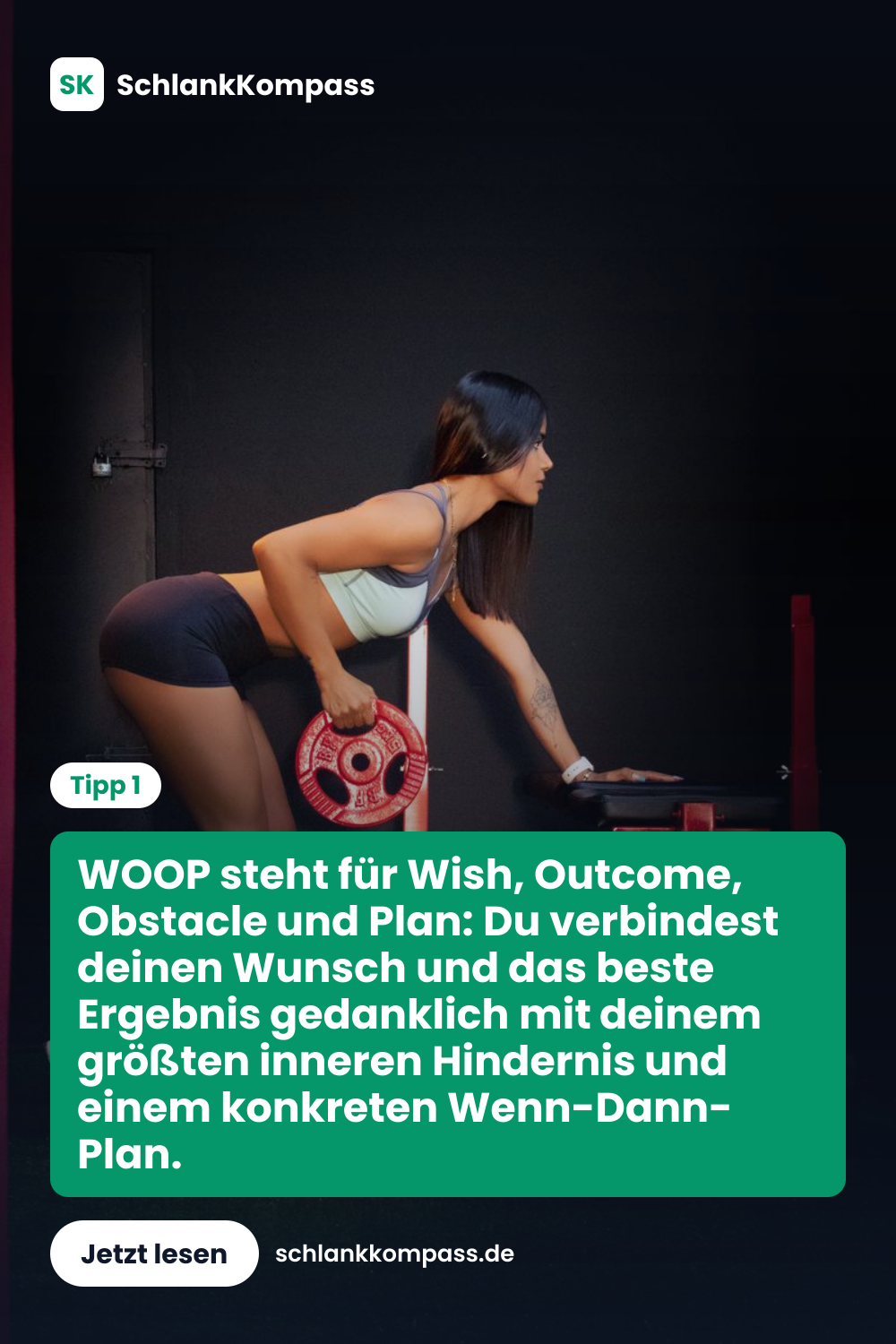 WOOP steht für Wish, Outcome, Obstacle und Plan: Du verbindest deinen Wunsch und das beste Ergebnis gedanklich mit deinem größten inneren Hindernis und einem konkreten Wenn-Dann-Plan.