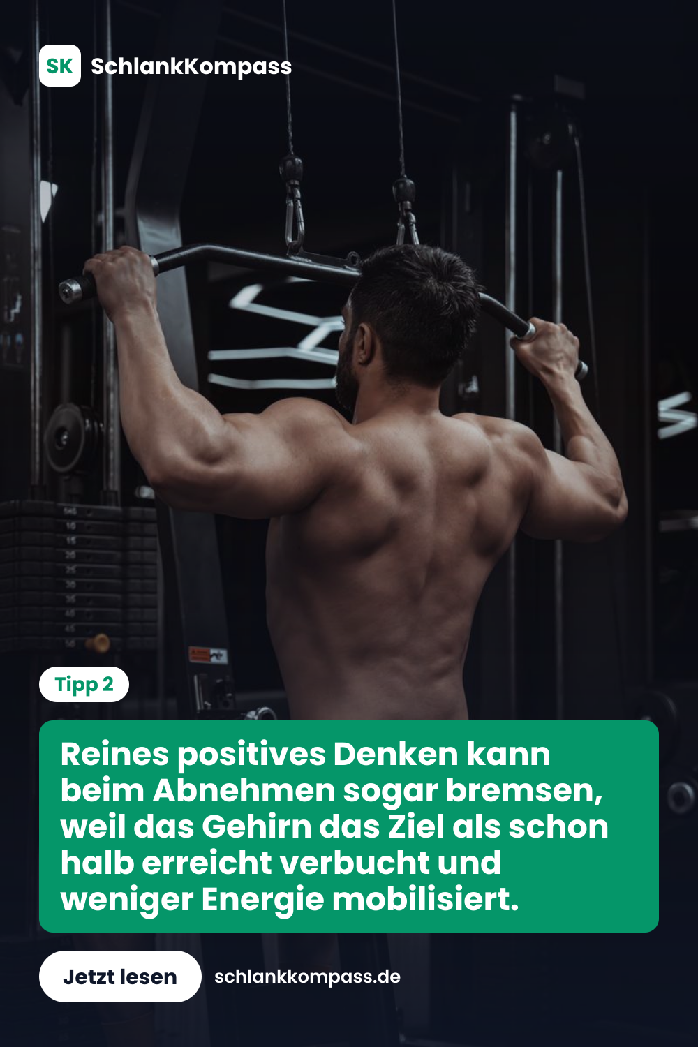 Reines positives Denken kann beim Abnehmen sogar bremsen, weil das Gehirn das Ziel als schon halb erreicht verbucht und weniger Energie mobilisiert.
