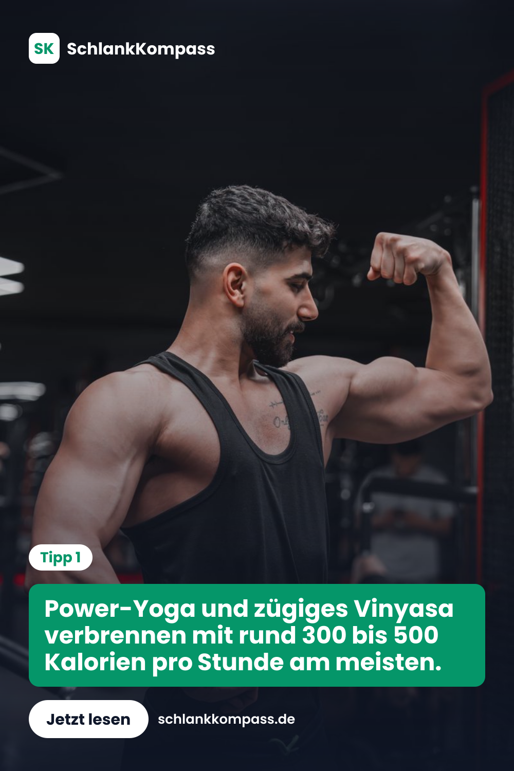 Power-Yoga und zügiges Vinyasa verbrennen mit rund 300 bis 500 Kalorien pro Stunde am meisten.