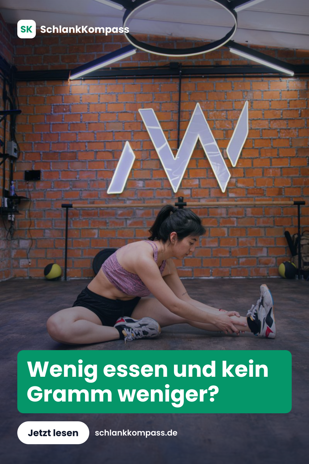 Wenig essen und kein Gramm weniger?