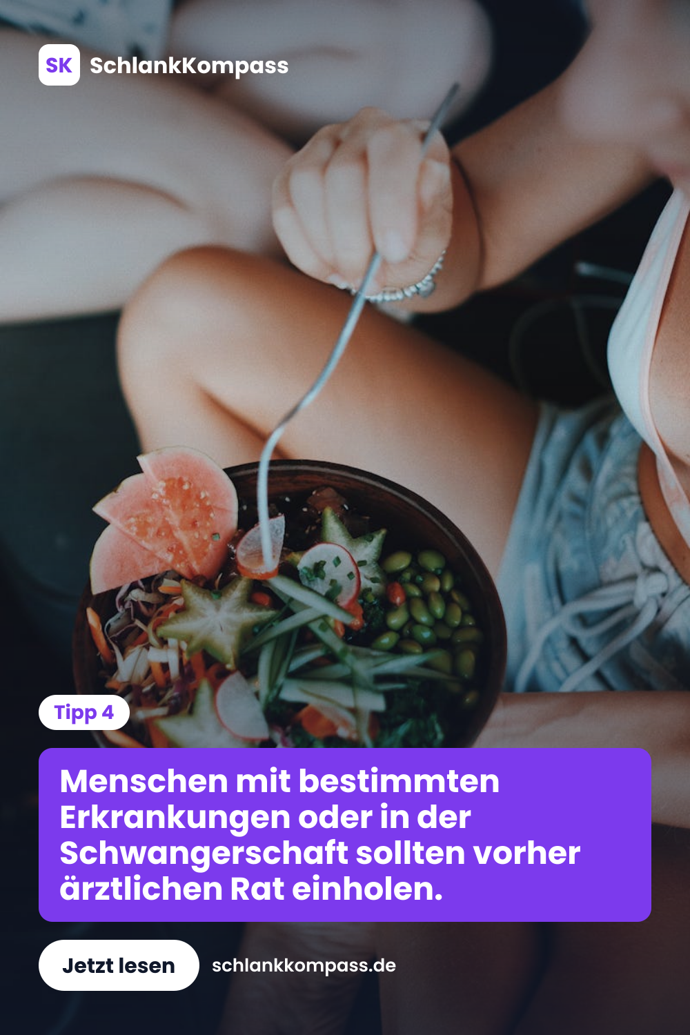 Menschen mit bestimmten Erkrankungen oder in der Schwangerschaft sollten vorher ärztlichen Rat einholen.