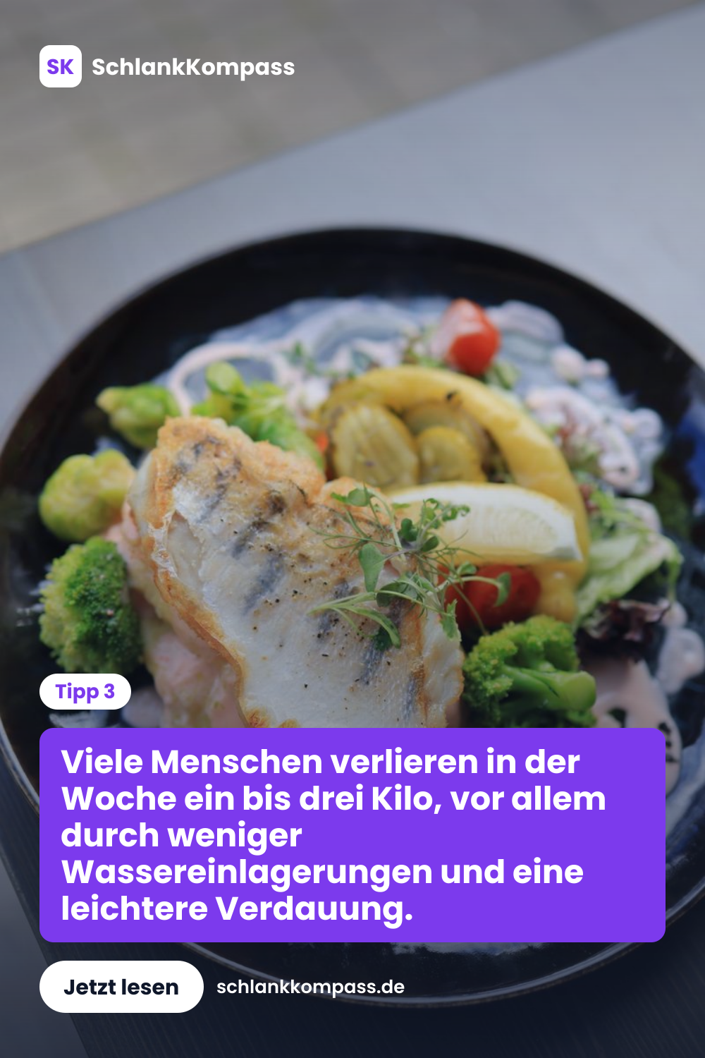 Viele Menschen verlieren in der Woche ein bis drei Kilo, vor allem durch weniger Wassereinlagerungen und eine leichtere Verdauung.