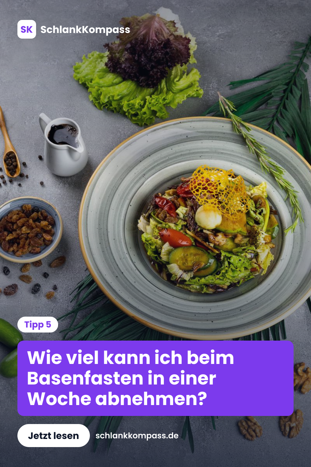 Wie viel kann ich beim Basenfasten in einer Woche abnehmen?
