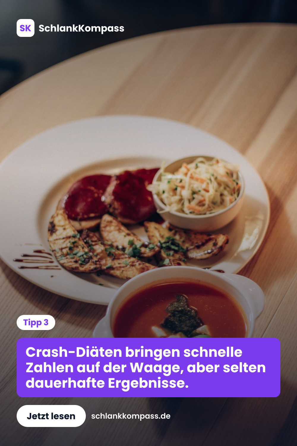 Crash-Diäten bringen schnelle Zahlen auf der Waage, aber selten dauerhafte Ergebnisse.