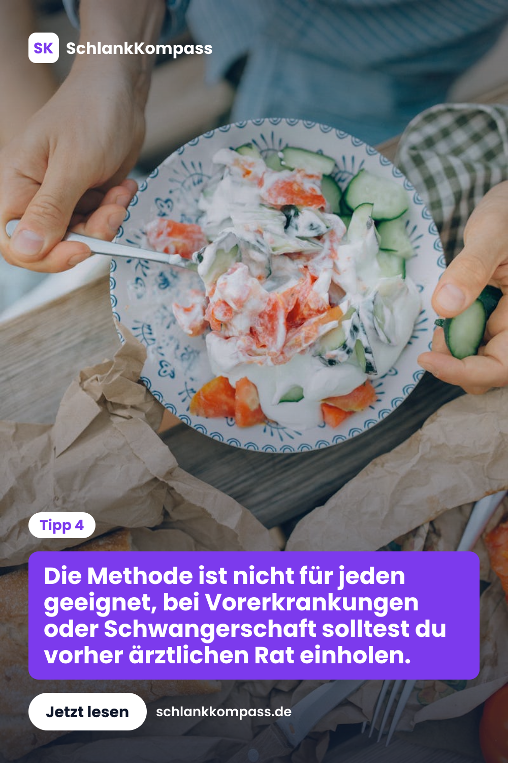 Die Methode ist nicht für jeden geeignet, bei Vorerkrankungen oder Schwangerschaft solltest du vorher ärztlichen Rat einholen.