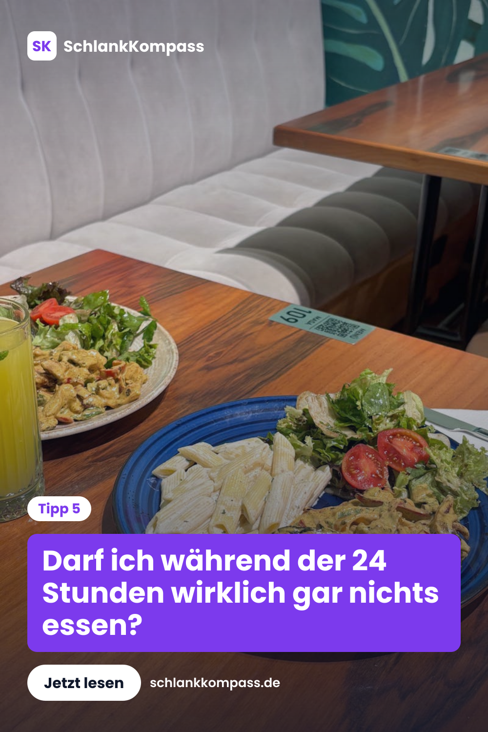 Darf ich während der 24 Stunden wirklich gar nichts essen?