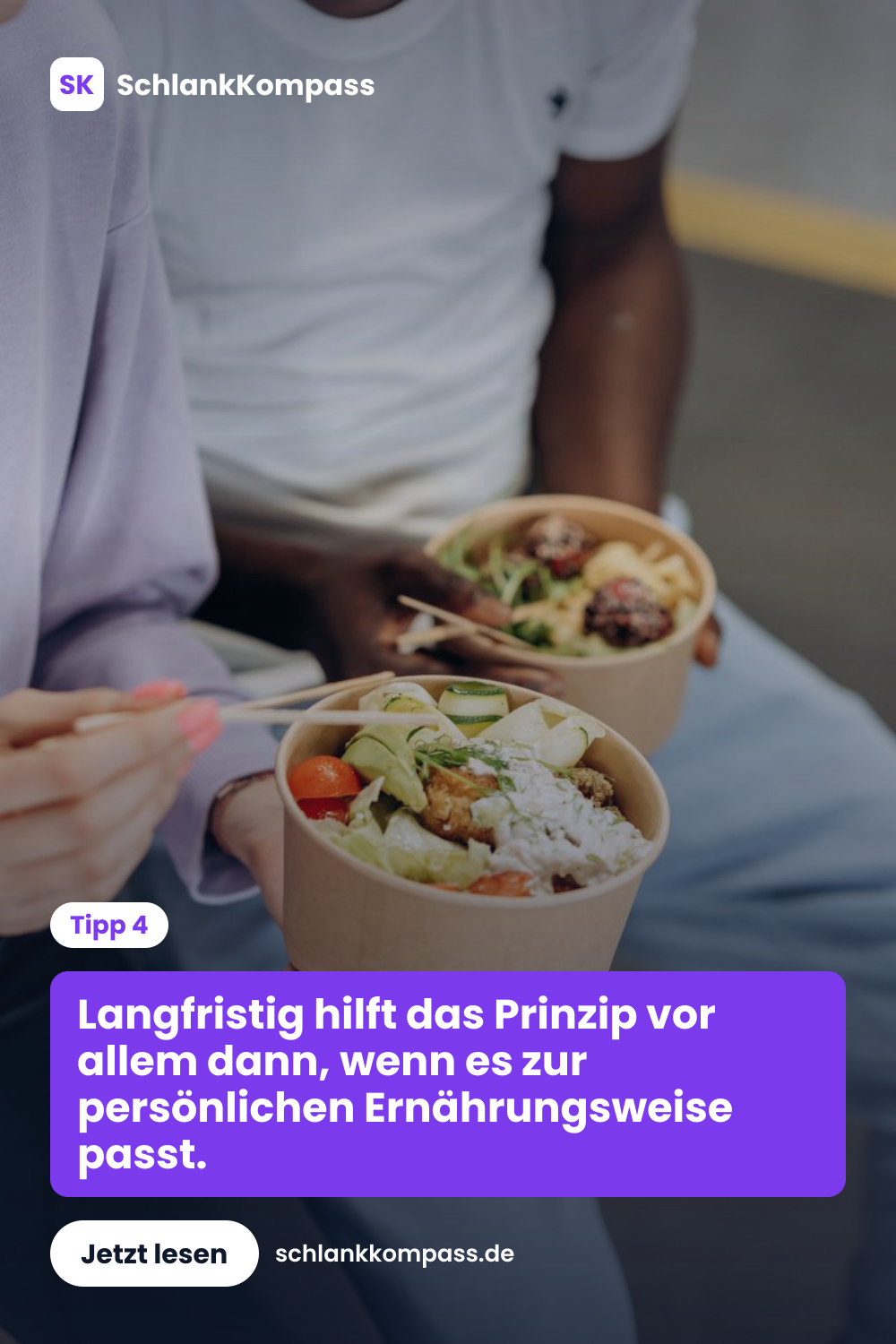 Langfristig hilft das Prinzip vor allem dann, wenn es zur persönlichen Ernährungsweise passt.