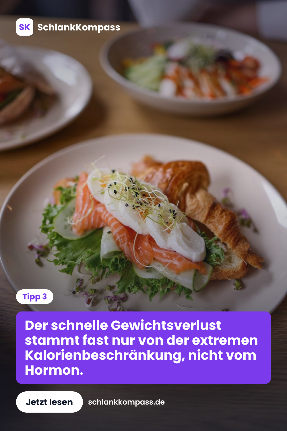 Der schnelle Gewichtsverlust stammt fast nur von der extremen Kalorienbeschränkung, nicht vom Hormon.