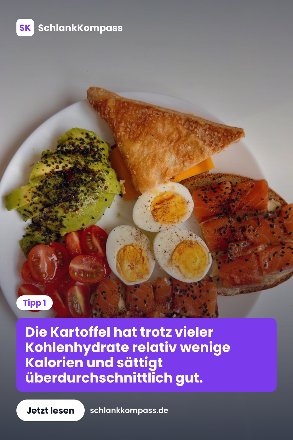 Die Kartoffel hat trotz vieler Kohlenhydrate relativ wenige Kalorien und sättigt überdurchschnittlich gut.