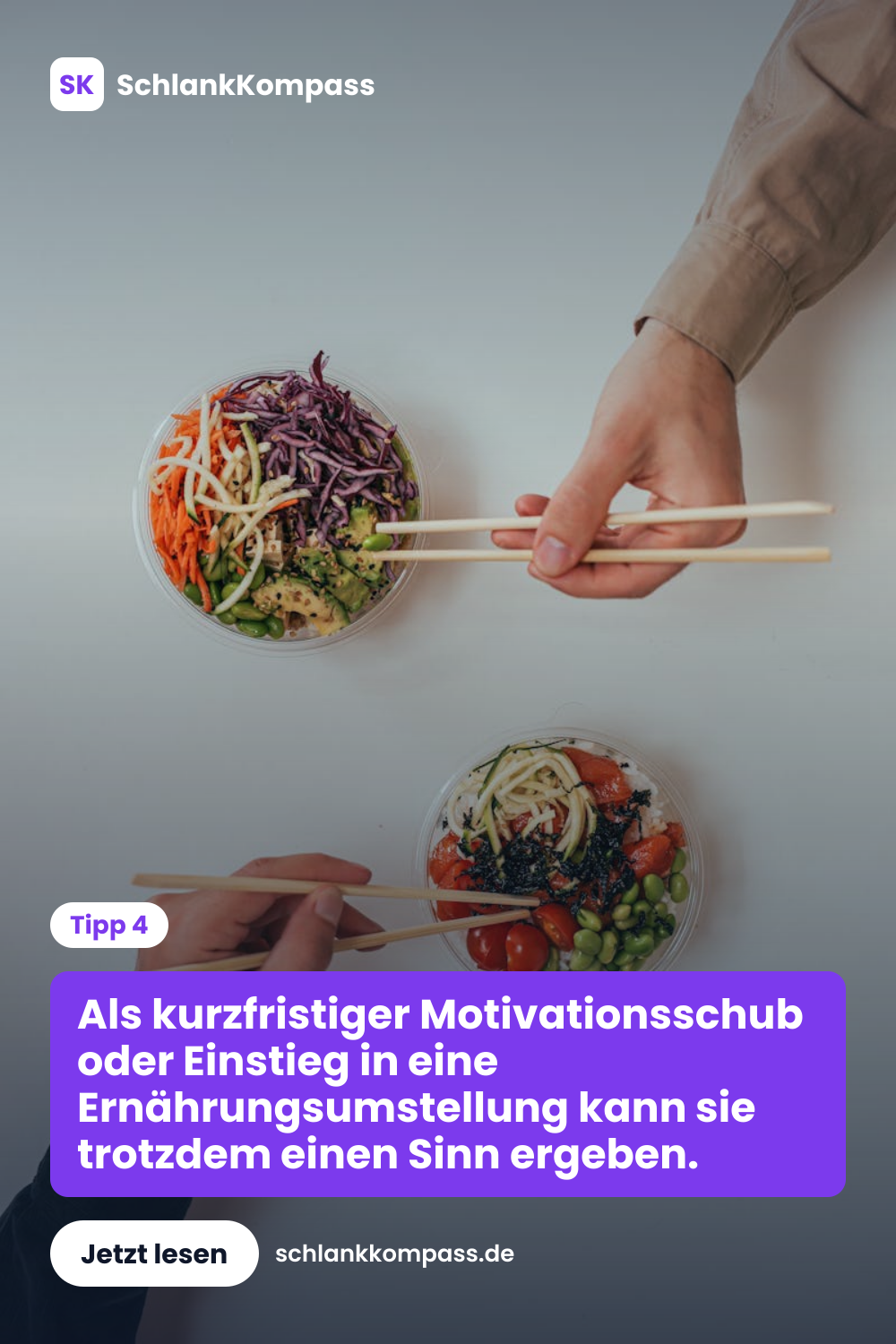 Als kurzfristiger Motivationsschub oder Einstieg in eine Ernährungsumstellung kann sie trotzdem einen Sinn ergeben.