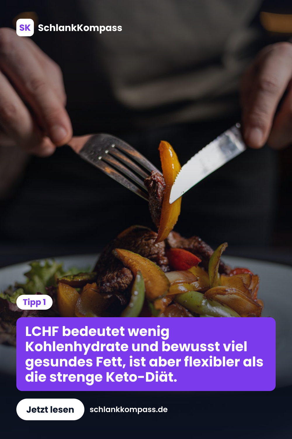 LCHF bedeutet wenig Kohlenhydrate und bewusst viel gesundes Fett, ist aber flexibler als die strenge Keto-Diät.