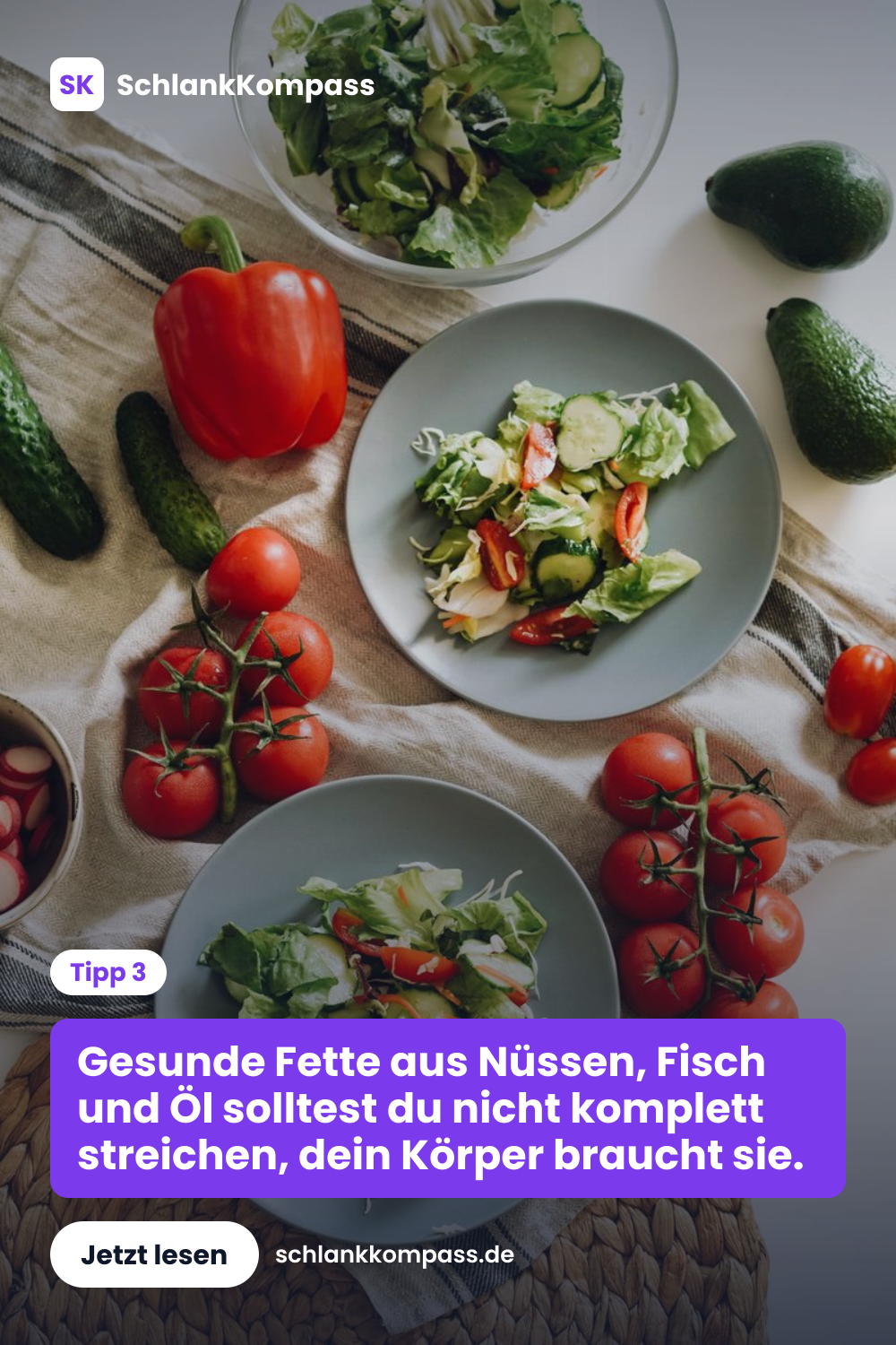 Gesunde Fette aus Nüssen, Fisch und Öl solltest du nicht komplett streichen, dein Körper braucht sie.