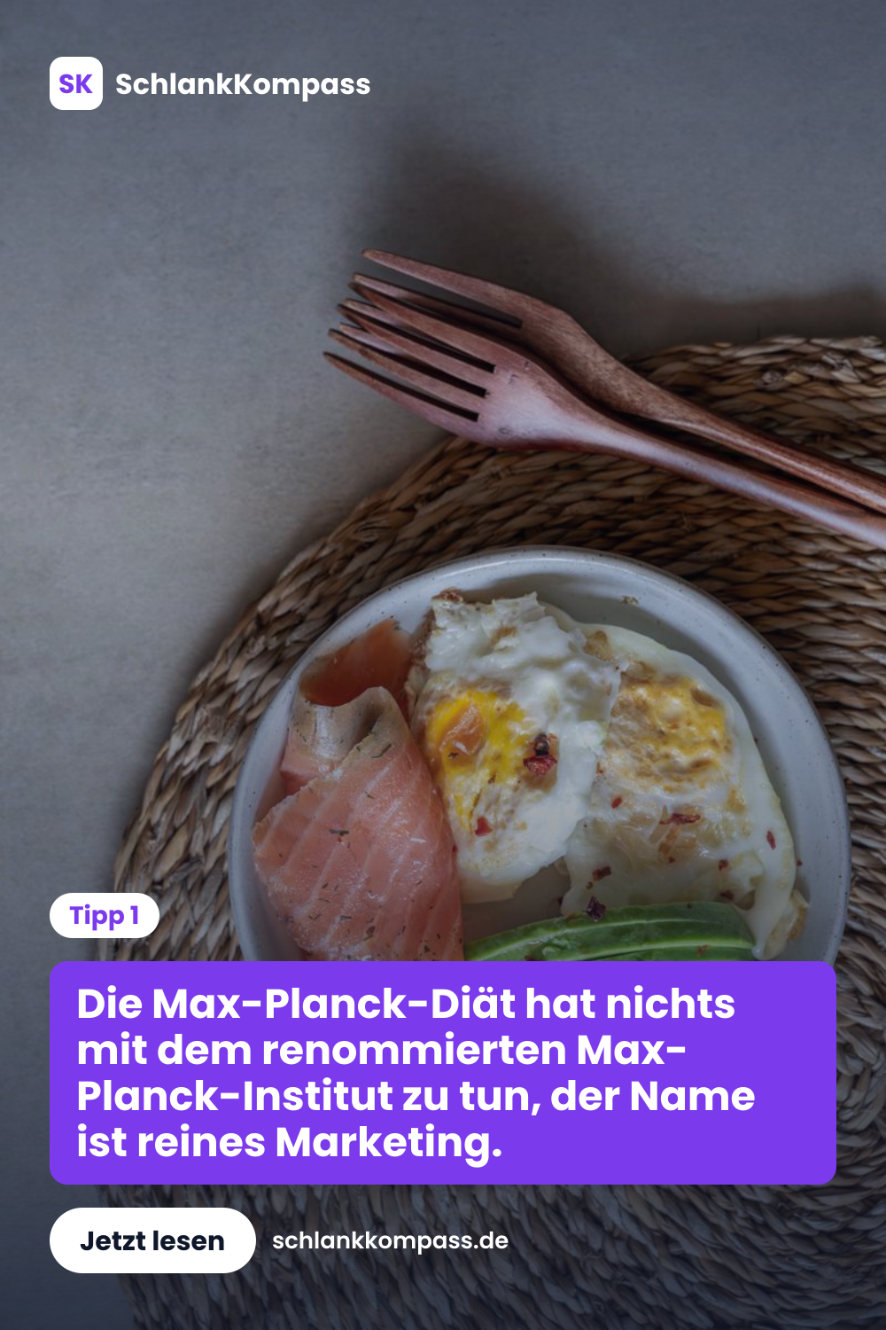 Die Max-Planck-Diät hat nichts mit dem renommierten Max-Planck-Institut zu tun, der Name ist reines Marketing.