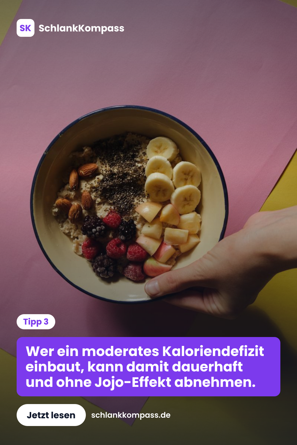 Wer ein moderates Kaloriendefizit einbaut, kann damit dauerhaft und ohne Jojo-Effekt abnehmen.