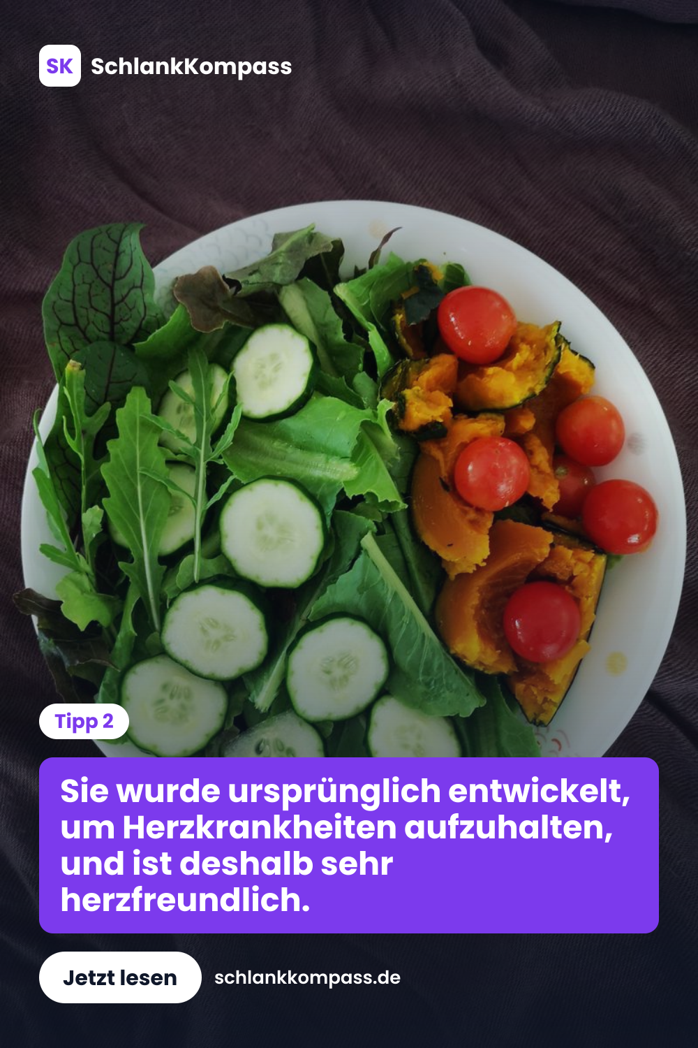 Sie wurde ursprünglich entwickelt, um Herzkrankheiten aufzuhalten, und ist deshalb sehr herzfreundlich.