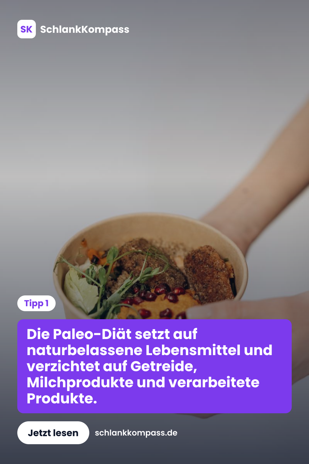 Die Paleo-Diät setzt auf naturbelassene Lebensmittel und verzichtet auf Getreide, Milchprodukte und verarbeitete Produkte.