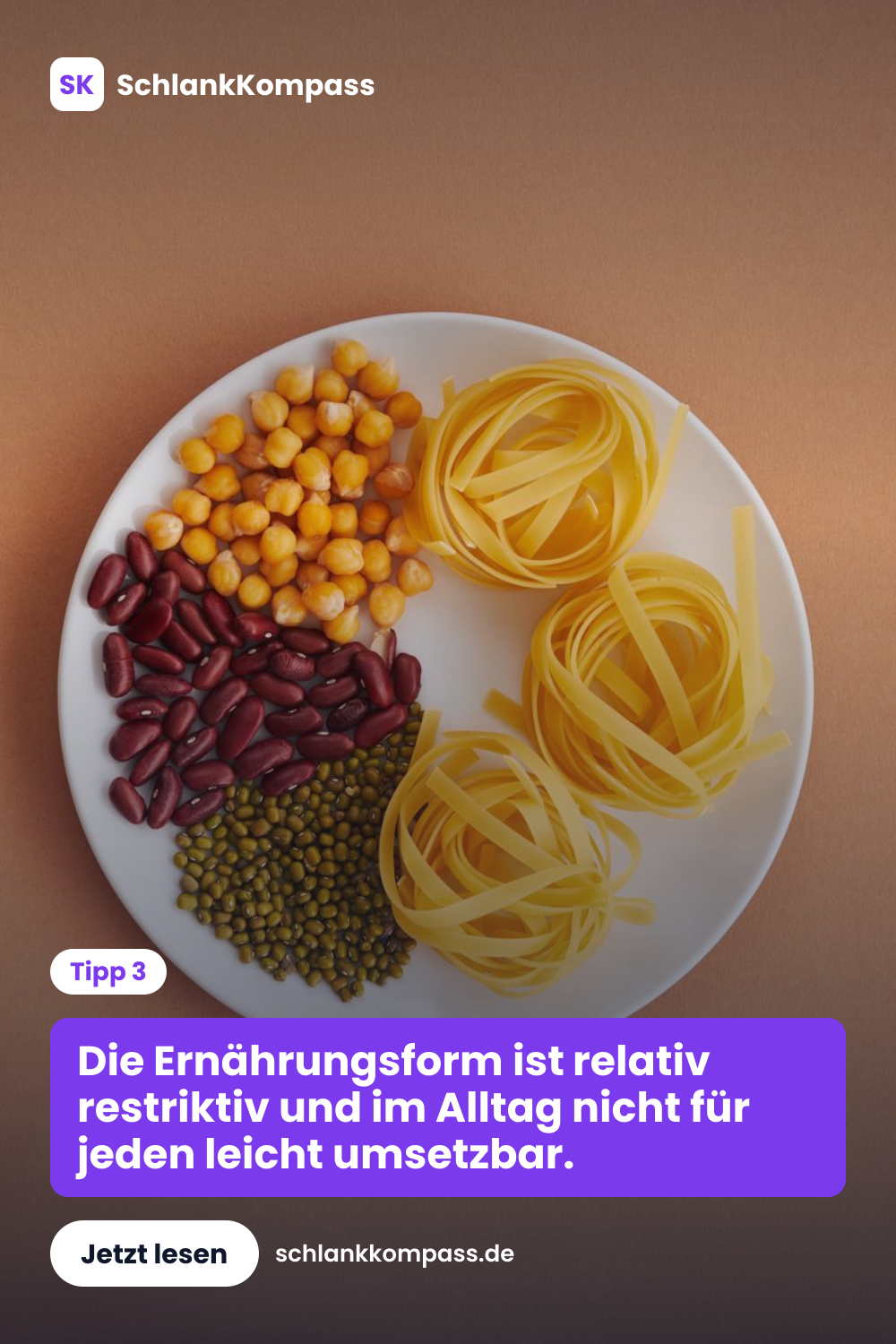 Die Ernährungsform ist relativ restriktiv und im Alltag nicht für jeden leicht umsetzbar.