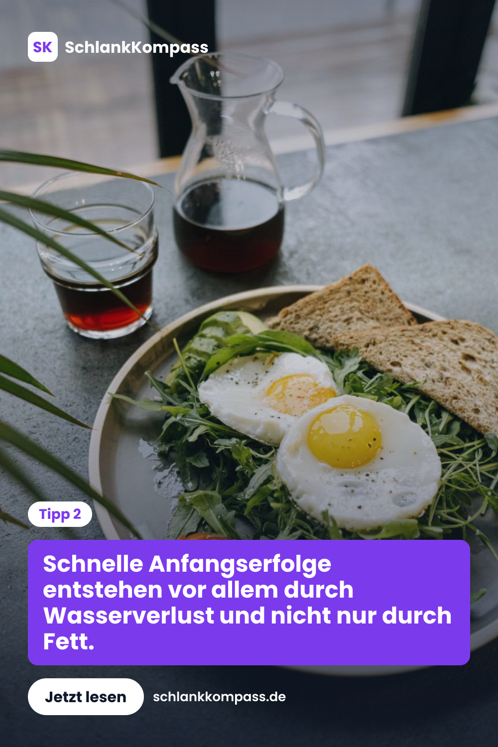 Schnelle Anfangserfolge entstehen vor allem durch Wasserverlust und nicht nur durch Fett.