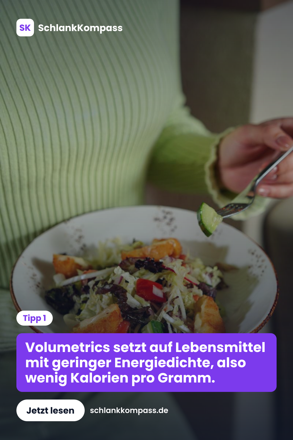 Volumetrics setzt auf Lebensmittel mit geringer Energiedichte, also wenig Kalorien pro Gramm.