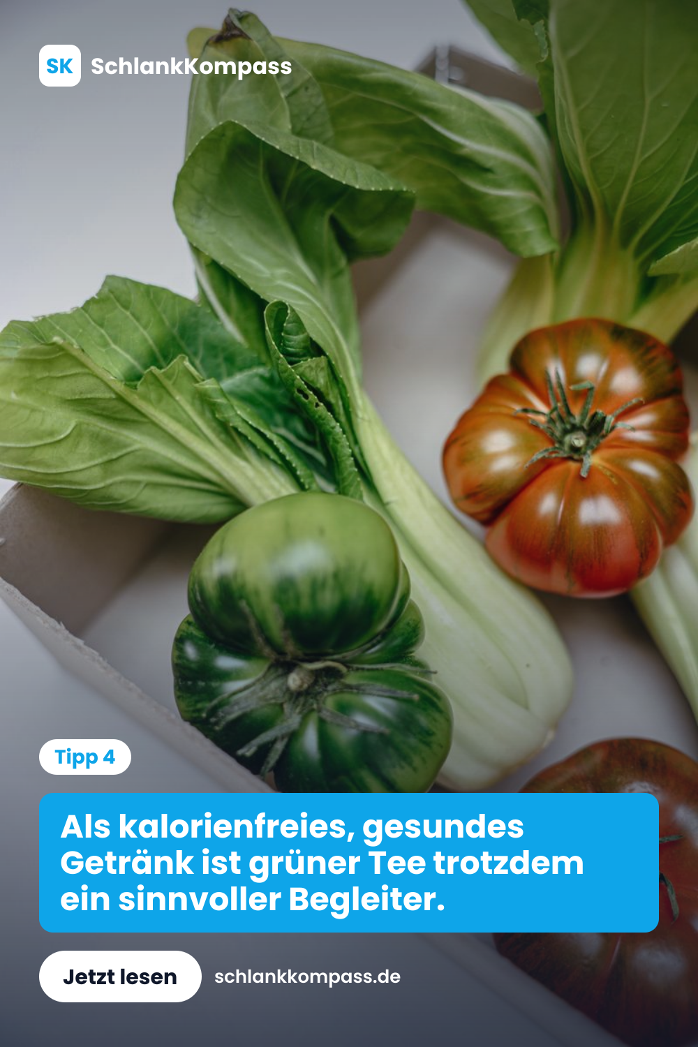 Als kalorienfreies, gesundes Getränk ist grüner Tee trotzdem ein sinnvoller Begleiter.