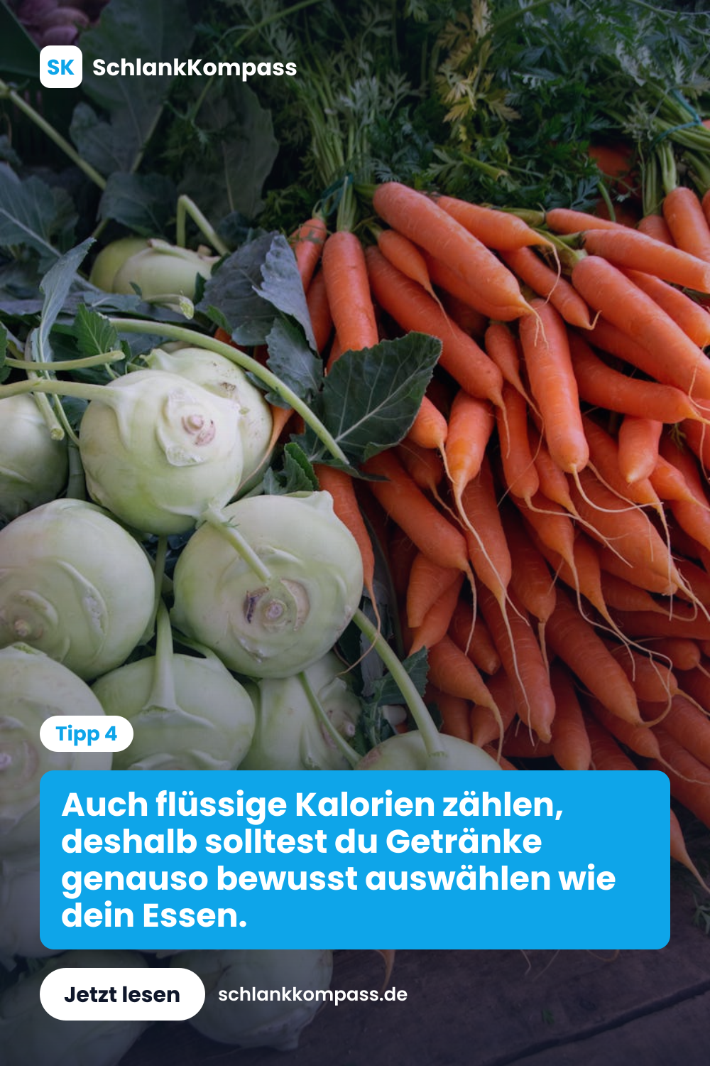 Auch flüssige Kalorien zählen, deshalb solltest du Getränke genauso bewusst auswählen wie dein Essen.