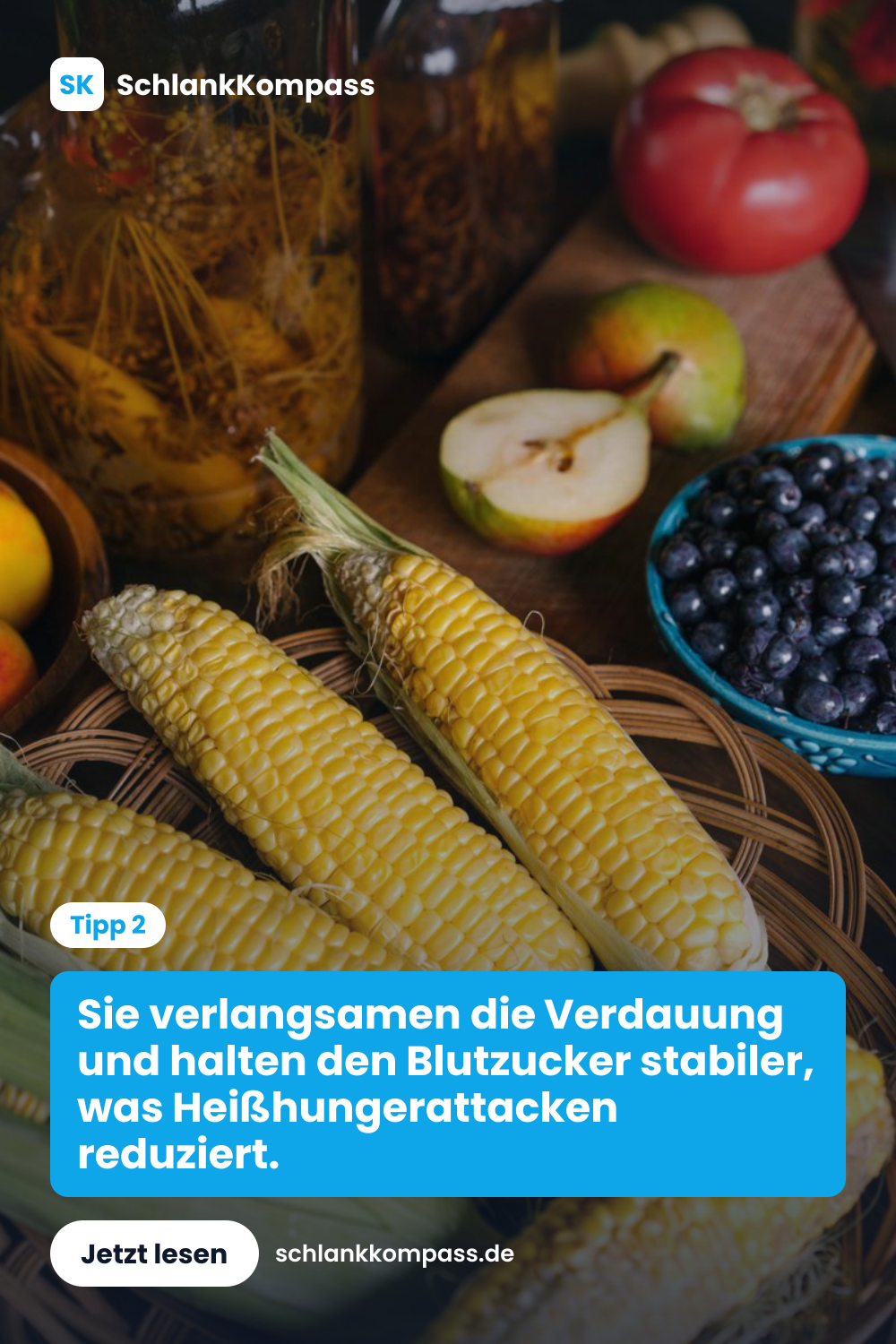 Sie verlangsamen die Verdauung und halten den Blutzucker stabiler, was Heißhungerattacken reduziert.