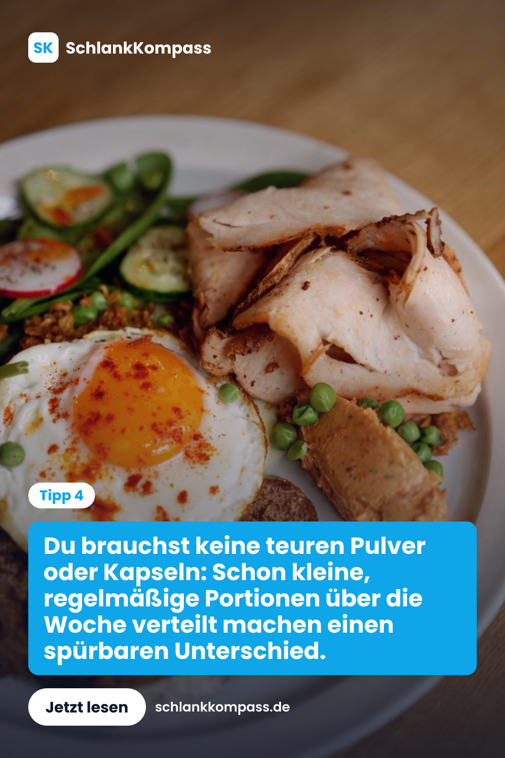 Du brauchst keine teuren Pulver oder Kapseln: Schon kleine, regelmäßige Portionen über die Woche verteilt machen einen spürbaren Unterschied.