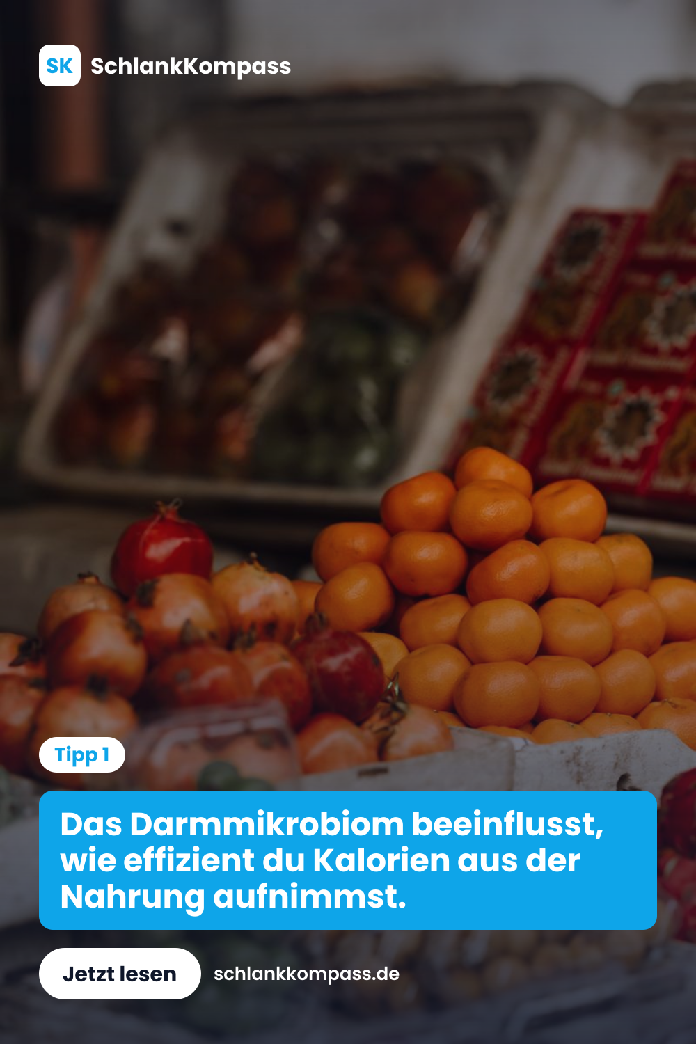 Das Darmmikrobiom beeinflusst, wie effizient du Kalorien aus der Nahrung aufnimmst.