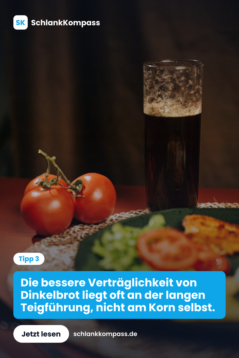 Die bessere Verträglichkeit von Dinkelbrot liegt oft an der langen Teigführung, nicht am Korn selbst.