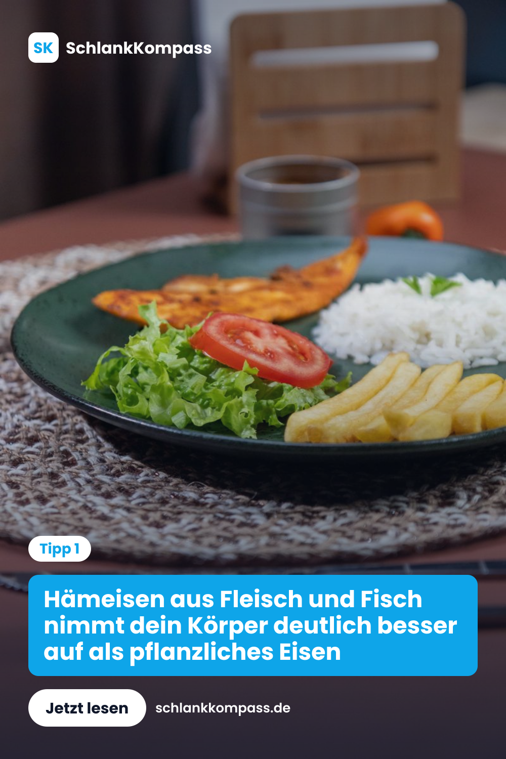 Hämeisen aus Fleisch und Fisch nimmt dein Körper deutlich besser auf als pflanzliches Eisen