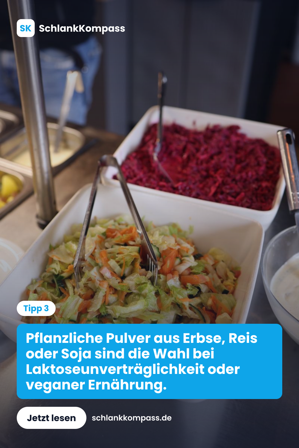 Pflanzliche Pulver aus Erbse, Reis oder Soja sind die Wahl bei Laktoseunverträglichkeit oder veganer Ernährung.