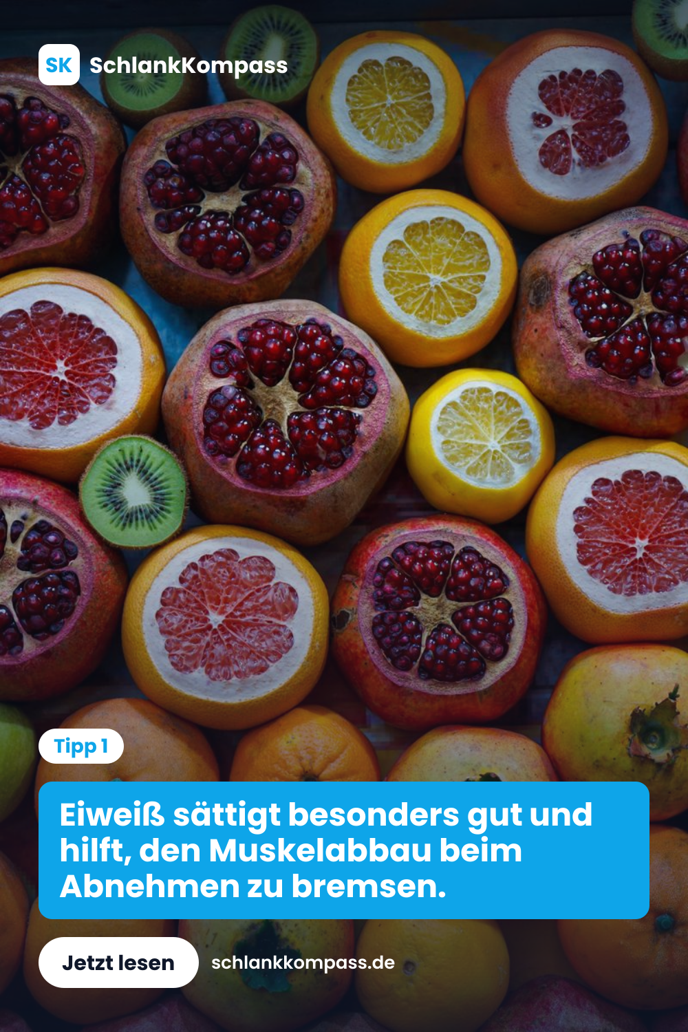 Eiweiß sättigt besonders gut und hilft, den Muskelabbau beim Abnehmen zu bremsen.