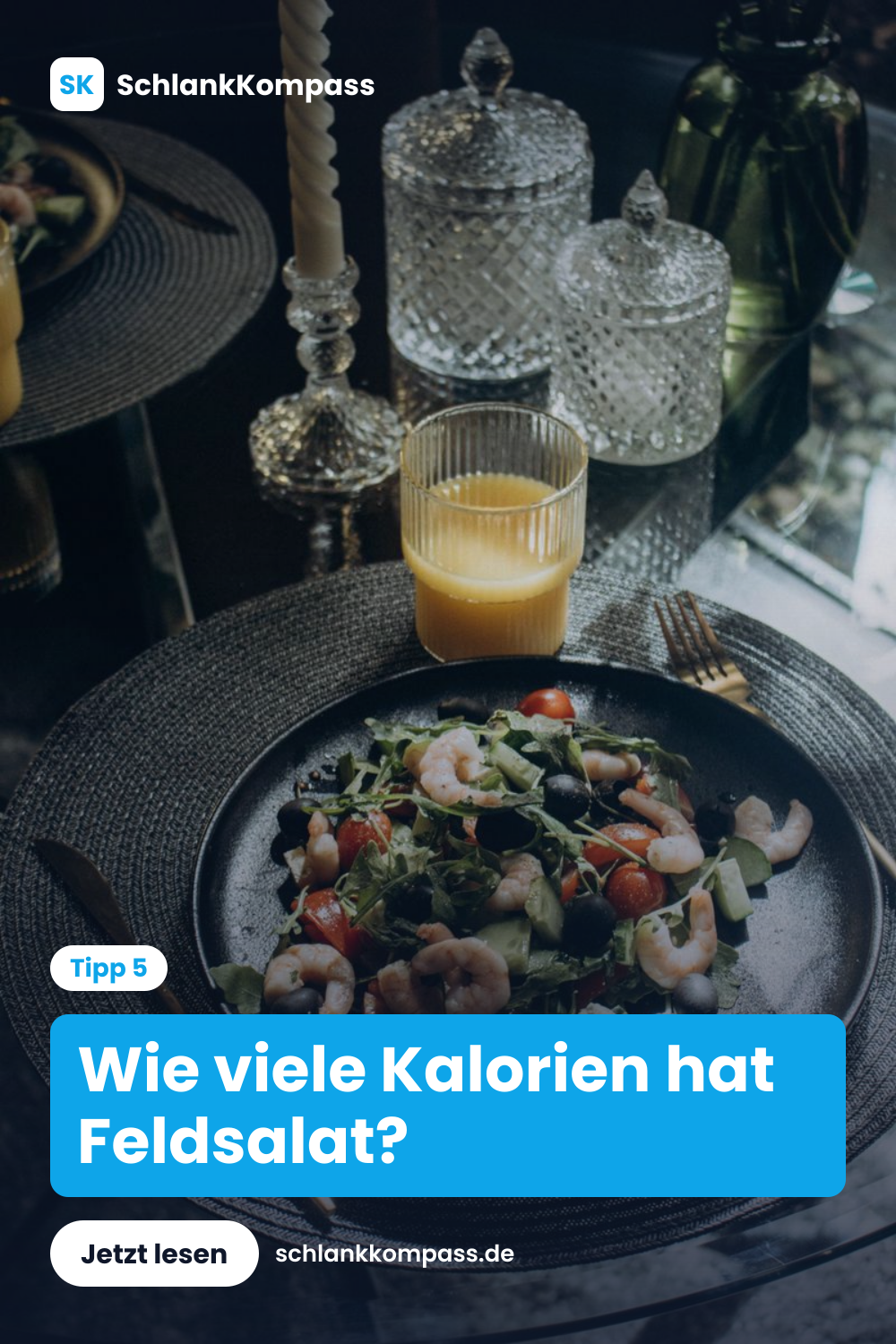 Wie viele Kalorien hat Feldsalat?