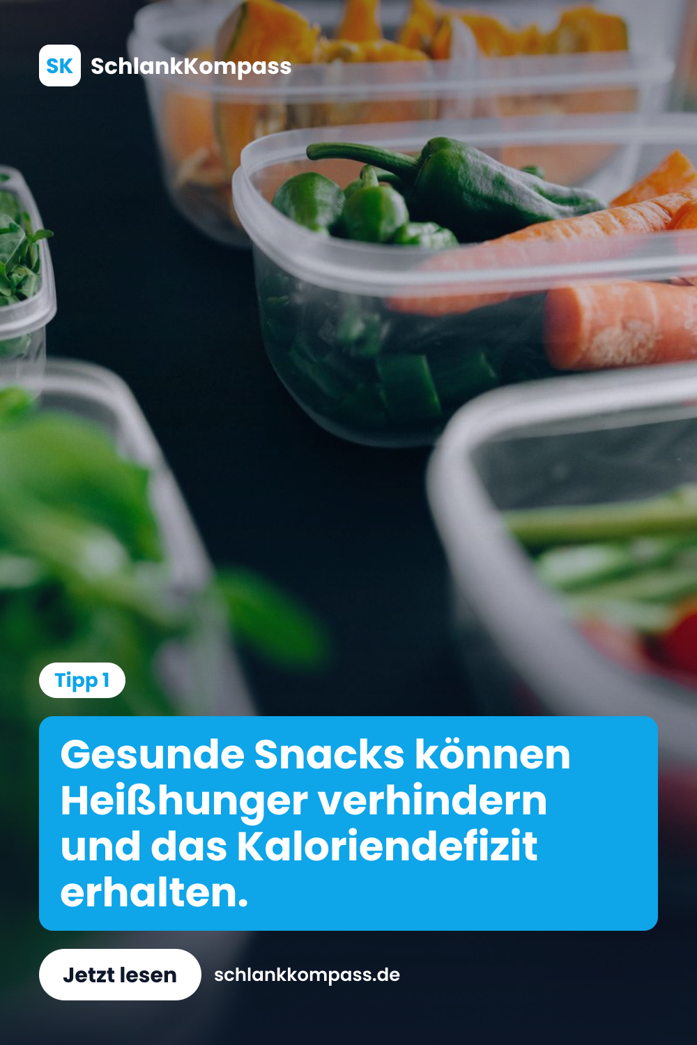 Gesunde Snacks können Heißhunger verhindern und das Kaloriendefizit erhalten.